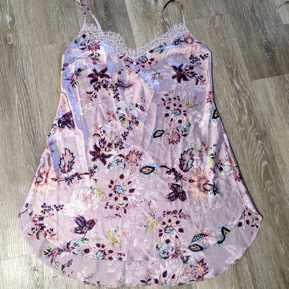 Victorias Secret Lingerie Nightgown Satin Slip Chemise Large
